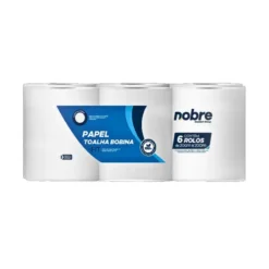 PAPEL TOALLA NOBRE X 6 ROLLOS x 200 mt
