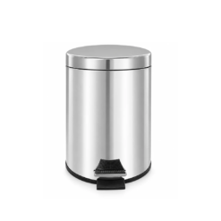 BASURERO ACERO INOXIDABLE 5L