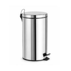 BASURERO ACERO INOXIDABLE 30L